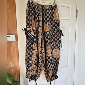 Bohemian Floral Kantha Pants
